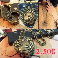 Colgante Corazon Cofrecito