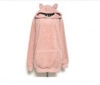 Sudadera Tipo Ancha Para invierno Orejitas Oso