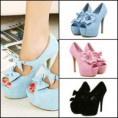Tacones Elegante Doble Lazo Elegantes (34-39)