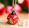Colgante Mariquita Cuello Collar 